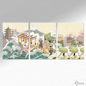 Kit De Placas Decorativas Japan A4