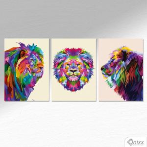 Kit De Placas Decorativas Lions A4