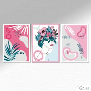 Kit De Placas Decorativas Natureza Feminina A4