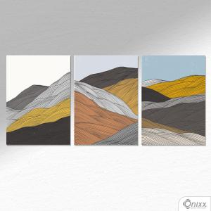 Kit De Placas Decorativas Waves A4