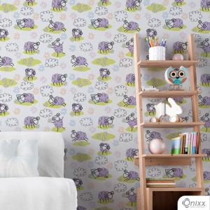 Papel de Parede Adesivo Little Sheep