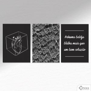 Kit De Placas Decorativas Beleza Que Brilha A4 MDF 3mm 30X20CM 4x0 Adesivo Fosco Corte Reto Fita Dupla Face 3M