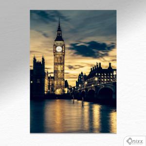 Placa Decorativa Big Ben PB A4 MDF 3mm 30X20CM 4x0 Adesivo Fosco Corte Reto Fita Dupla Face 3M