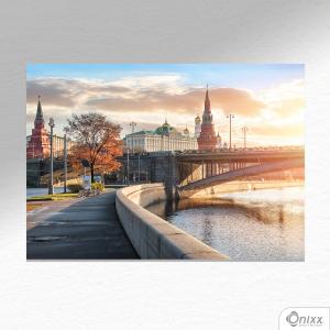 Placa Decorativa Moscow Kremlin A4 MDF 3mm 30X20CM 4x0 Adesivo Fosco Corte Reto Fita Dupla Face 3M