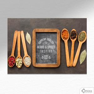 Placa Decorativa Série Inspire Supreme Spices A4 MDF 3mm 30X20CM 4x0 Adesivo Fosco Corte Reto Fita Dupla Face 3M