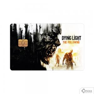 Skin Card Dying Light Adesivo Vinílico 0,10 8,5x5,4cm 4x0 / Impressão Digital  Corte Contorno 