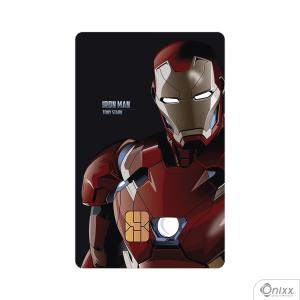 Skin Card Iron Man - Tony Stark Adesivo Vinílico 0,10 8,5x5,4cm 4x0 / Impressão Digital  Corte Contorno 
