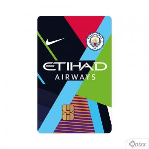 Skin Card Manchester United Adesivo Vinílico 0,10 8,5x5,4cm 4x0 / Impressão Digital  Corte Contorno 