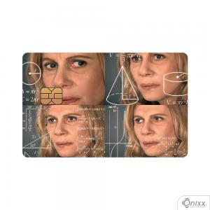 Skin Card Nazaré Confusa Adesivo Vinílico 0,10 8,5x5,4cm 4x0 / Impressão Digital  Corte Contorno 