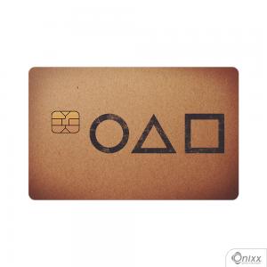 Skin Card Round 6 Card Adesivo Vinílico 0,10 8,5x5,4cm 4x0 / Impressão Digital  Corte Contorno 
