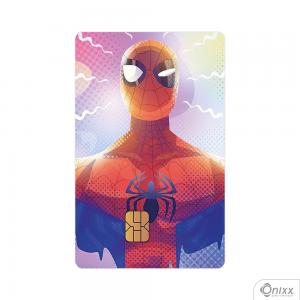 Skin Card Spider Man Sense Adesivo Vinílico 0,10 8,5x5,4cm 4x0 / Impressão Digital  Corte Contorno 