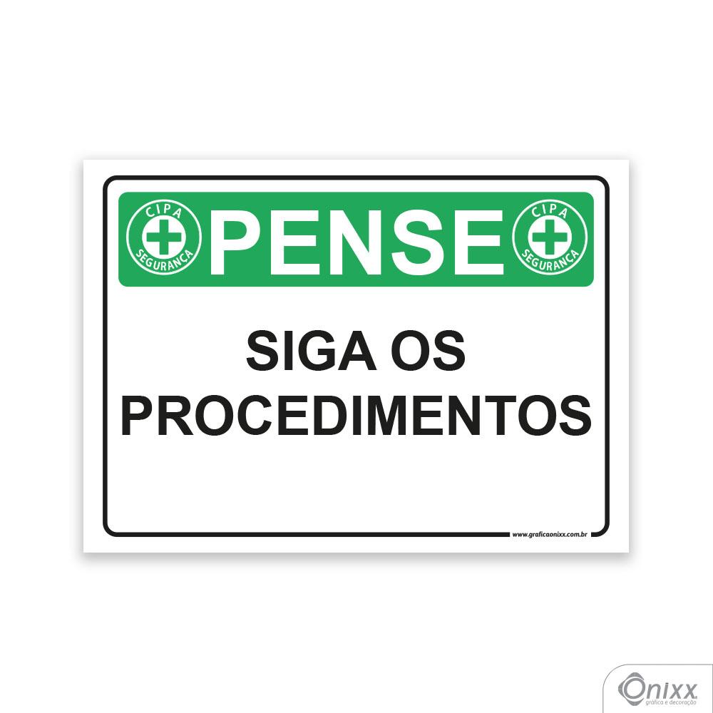 placa decorativa - NÃO FAÇA - PS 1mm 14x19cm - Piragibe Serviços Gráficos